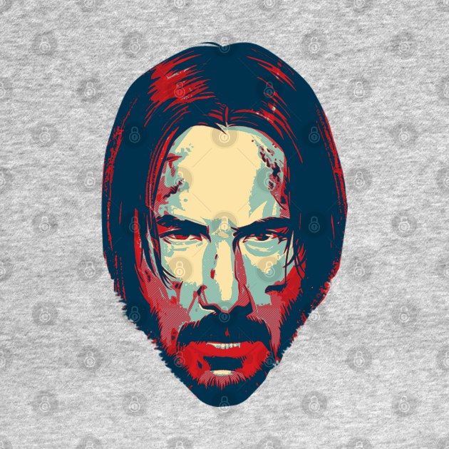 Keanu Reeves Vintage Head by willitone